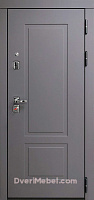 Металлическая дверь OIKO ACOUSTIC K2 Grey Soft/Reflex Софт серый
