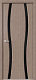 Межкомнатная дверь Сириус с тканью Сириус 2 узкое ДО Ткань темная