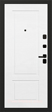 Металлическая дверь OIKO ACOUSTIC Art Black/K2 Софт белый