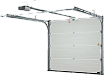 Ворота секционные гаражные 2500*2250 Алютех, серия Klassik, панель 45 мм, S-гофр, с пружинами растяжения