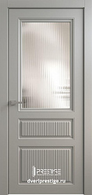 Межкомнатная дверь Престиж Parma 3 стекло рифленое