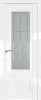 Дверь Белый Люкс 2.103L 2000*800 (190) L ст.гравировка 1 Krona