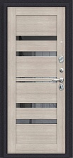 Металлическая дверь PORTA S 4.П30 BROWNIE/CAPPUCCINO VERALINGA
