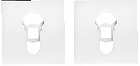 Декоративная накладка под цилиндр ABRISS ET 2101 MWP (Белый матовый)