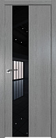 Дверь Грувд Серый  5ZN ст.черный лак 2000*800 (190) кромка 4 стор. ABS Eclipse