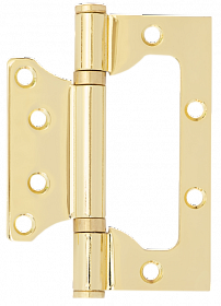 Петля накладная  VЕTTORE FLUSH 100×63×2.0mm GP  (Золото)
