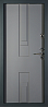 Металлическая дверь ЦЕФЕЙ ТЕРМО RAL_7035 + RAL_7016/Силк Титан