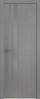 Дверь Грувд Серый 16ZN ст.серебро матлак 2000*800 кромка 4 стор. ABS