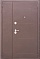 Металлическая дверь  Гарда 7,5 Антик Венге