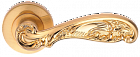 Ручка раздельная FLOR S. GOLD (20G) (на круглой розетке, матовое золото)