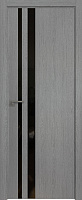 Дверь Грувд Серый 16ZN ст.черный лак 2000*800 (190) кромка 4 стор. ABS Eclipse