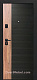 Металлическая дверь OIKO ACOUSTIC Art Black/Wood/DIM I-10 Crystal Matt