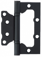 Петля накладная  VЕTTORE FLUSH 100×75×2.5mm MBP  (Чёрный Матовый)