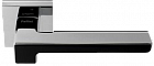 Ручка раздельная PAL-Z04-S PC/MatBlack "Бостон" полированный хром/черный