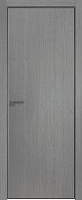 Дверь Грувд Серый  1ZN 2000*800 кромка 4 стор. черная ABS