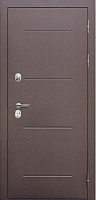 Металлическая дверь 11 см ISOTERMA Медный антик Темный кипарис