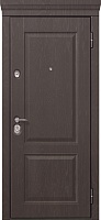 Металлическая дверь Стальная линия Скарлет (Экошпон Premium, «Дуб крафтовый» /PVC, «Ясень белый»)