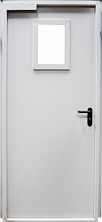 Дверь противопожарная одностворачатая EI60 и EIS60 со стеклопакетом 300х400