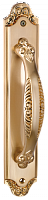 Комплект дверных ручек на планке без механизма ACANTO S. GOLD (PL) (матовое золото)