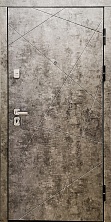 Металлическая дверь МС 2К ART бетон 