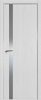 Дверь Монблан  6ZN ст.серебро матлак 2000*800 (190) кромка 4 стор. матовая Eclipse