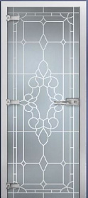Межкомнатная дверь Maybah со стеклом Рисунок mg 01