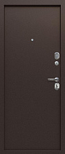 Металлическая дверь 9 см Медный антик металл/металл