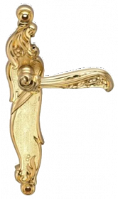 Ручка на планке RIZO S.GOLD (PS) (на планке проходная, матовое золото)