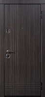 Металлическая дверь Стальная линия Некст (Экошпон, «Венге чёрно-серый распил» /PVC, «Венге светлый»)