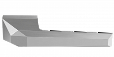 Ручка дверная "Стокгольм" PAL-202-SQ SC мтовый хром