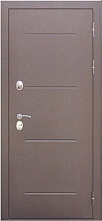 Металлическая дверь 11 см ISOTERMA Медный антик Венге