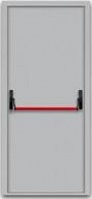 Дверь противопожарная одностворчатая EI60 и EIS60 с системой "Антипаника"