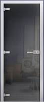Межкомнатная дверь Maybah со стеклом тонированное графит