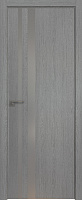 Дверь Грувд Серый 16ZN ст.серебро матлак 2000*800 (190) кромка 4 стор. матовая Eclipse