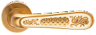 Ручка раздельная ALIVIO S.GOLD (на круглой розетке эмаль/матовое золото)